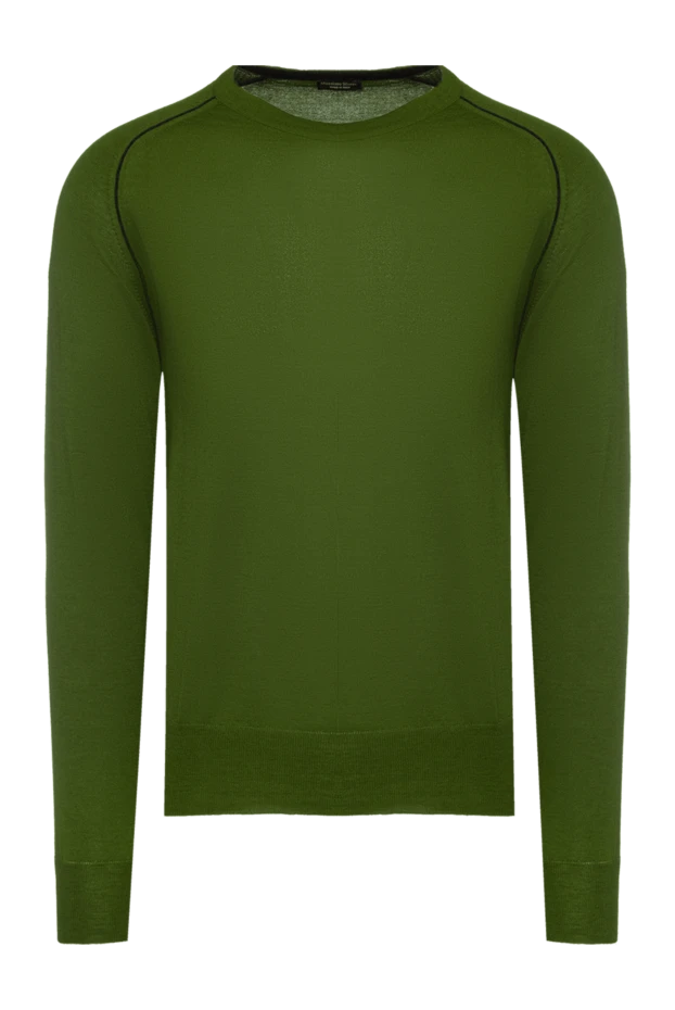 Massimo Sforza man cashmere jumper green for men купить с ценами и фото 137029 - photo 1