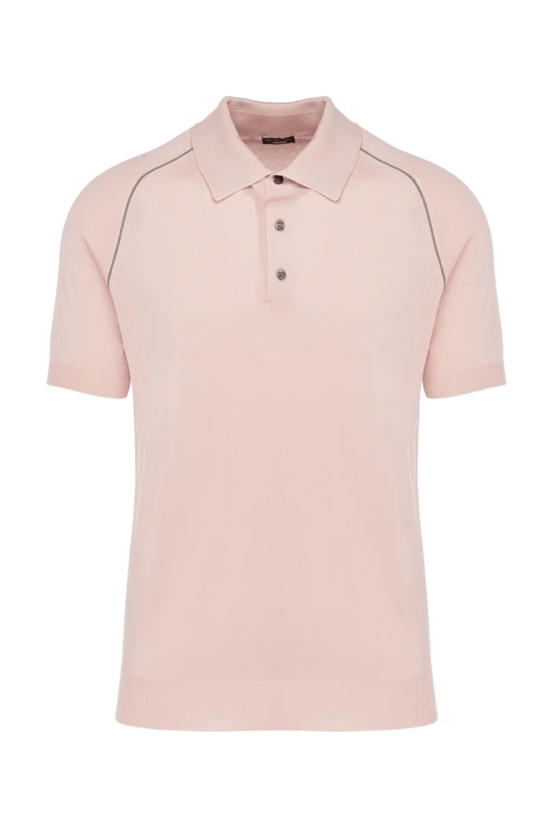 Massimo Sforza man silk polo pink for men купить с ценами и фото 137050 - photo 1