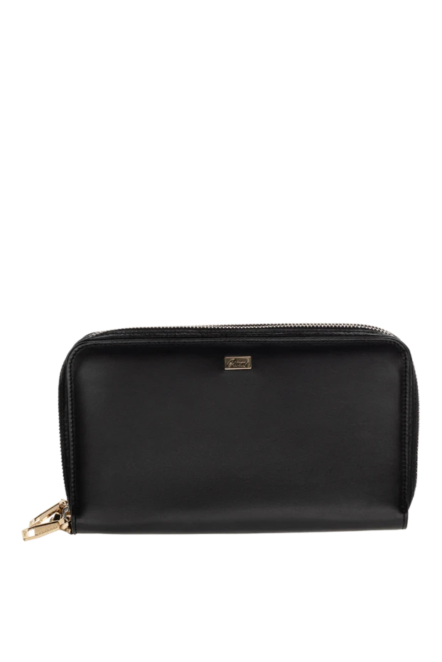 Brioni man black men's clutch bag made of genuine leather купить с ценами и фото 137139 - photo 1