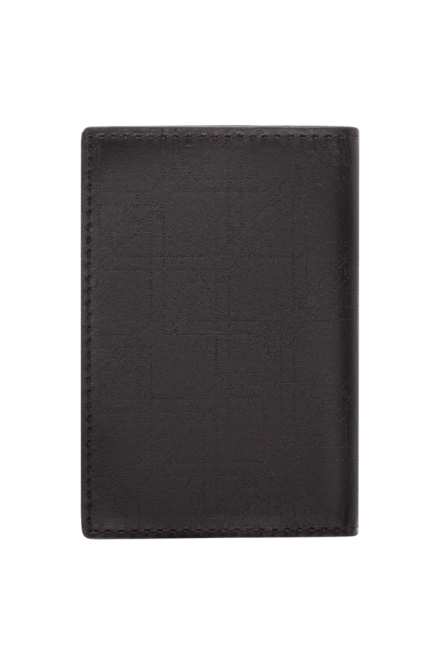 Brioni man black leather business card holder for men купить с ценами и фото 137145 - photo 2