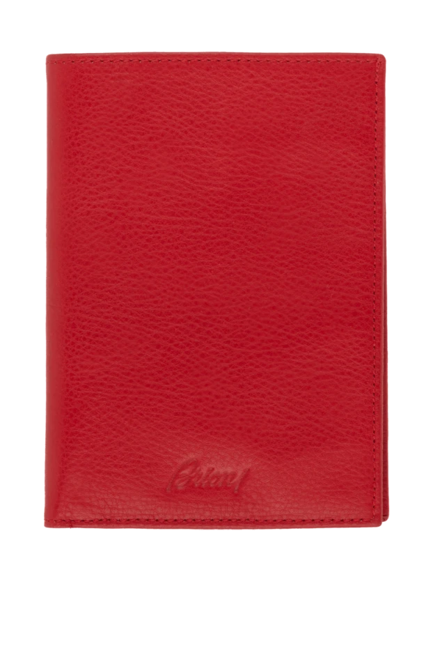 Brioni man purse made of genuine leather red for men купить с ценами и фото 137154 - photo 1