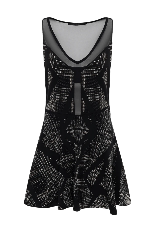 Philipp Plein woman black viscose and polyester dress for women купить с ценами и фото 137211 - photo 1