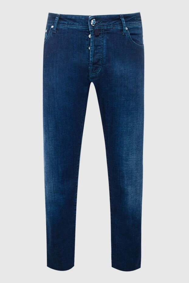 Jacob Cohen man cotton and polyester jeans blue for men купить с ценами и фото 137279 - photo 1