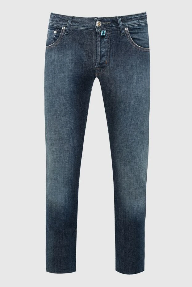 Jacob Cohen man blue cotton jeans for men купить с ценами и фото 137298 - photo 1