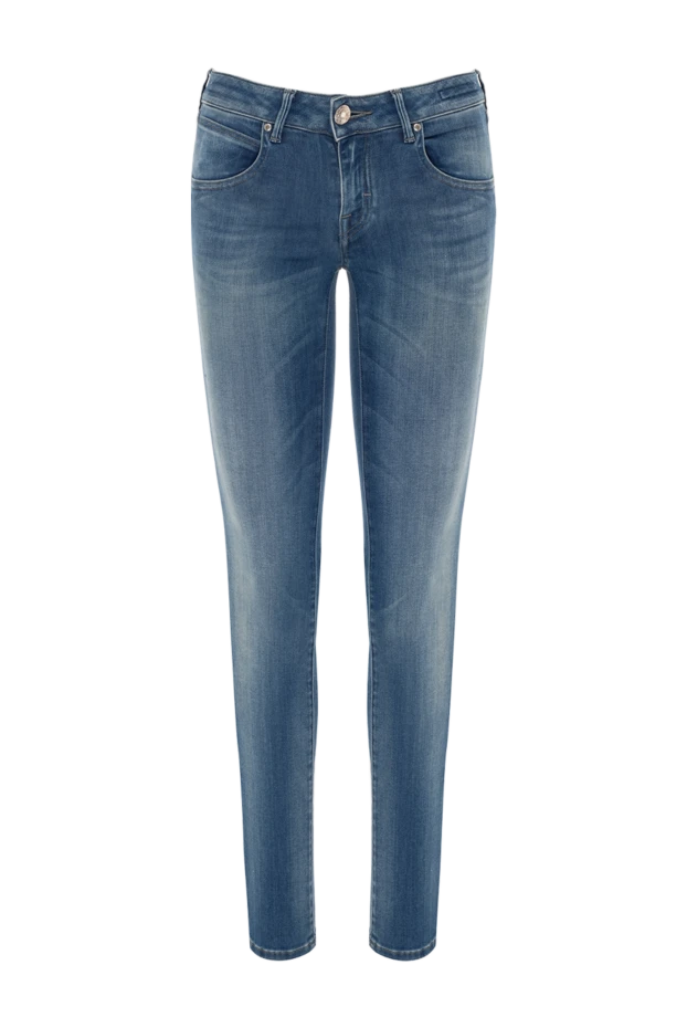 Jacob Cohen woman blue cotton jeans for women купить с ценами и фото 137322 - photo 1