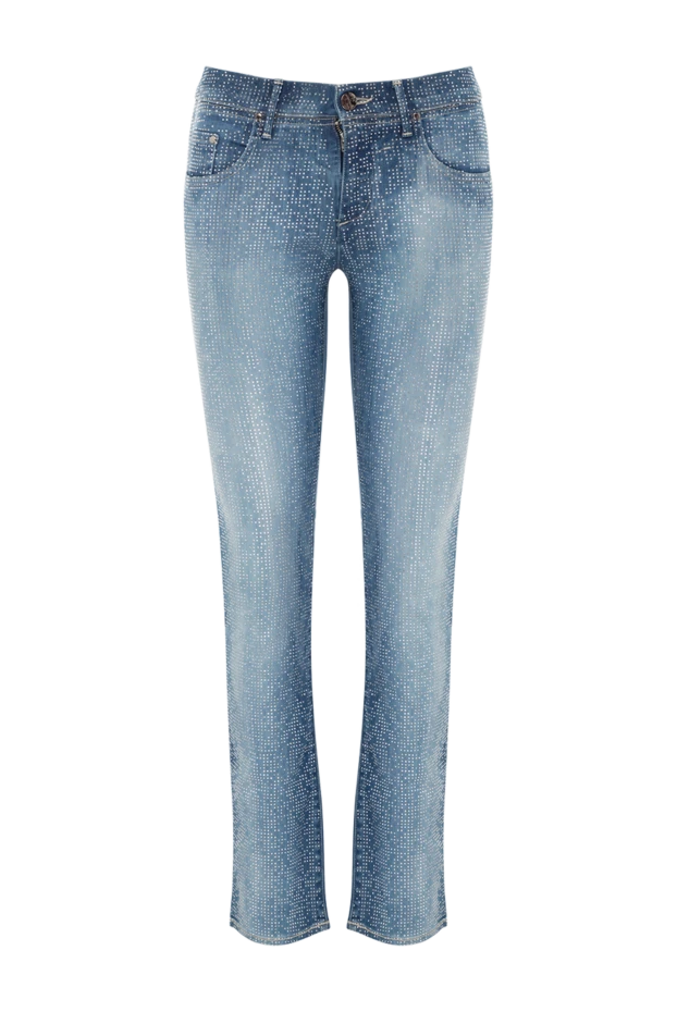 Jacob Cohen woman blue cotton jeans for women купить с ценами и фото 137323 - photo 1