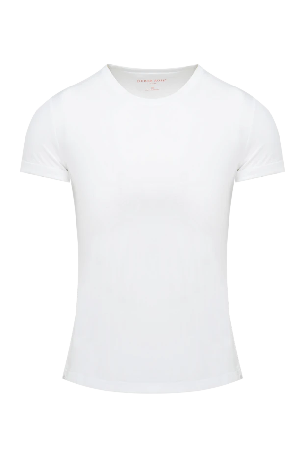 Derek Rose woman t-shirt made of micromodal and elastane white for men купить с ценами и фото 137347 - photo 1