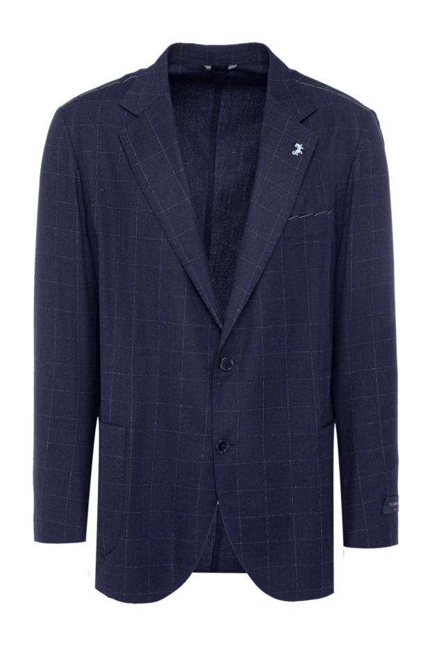 Tombolini man blue wool jacket for men 137429 - photo 1