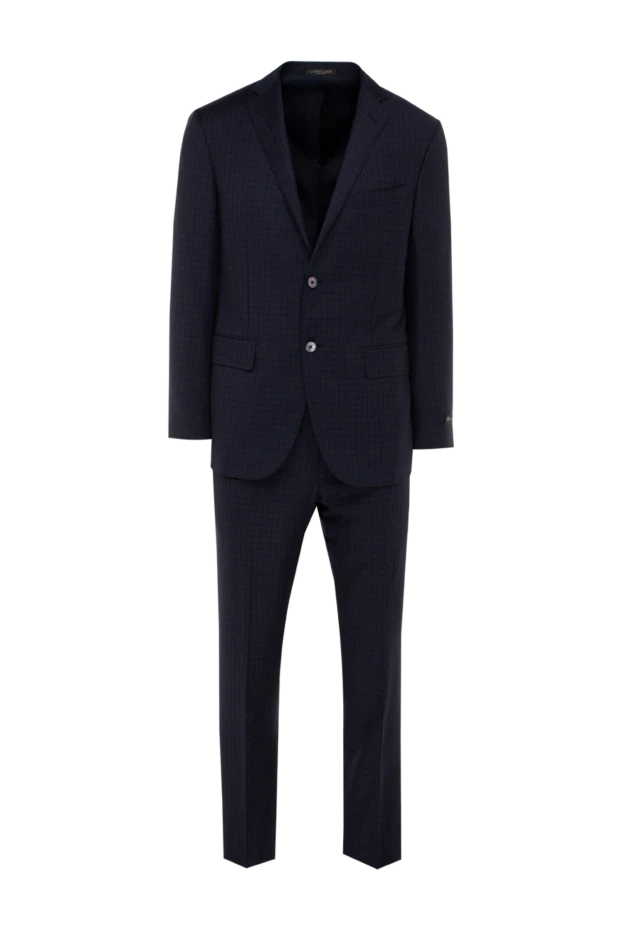 Corneliani man men's suit made of black wool купить с ценами и фото 137506 - photo 1