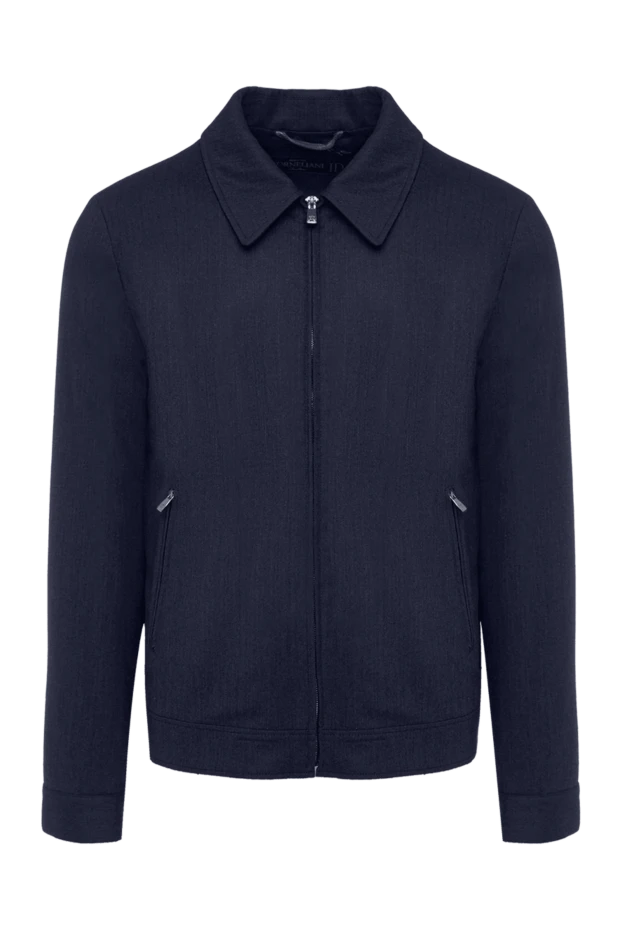 Corneliani man blue wool jacket for men купить с ценами и фото 137535 - photo 1