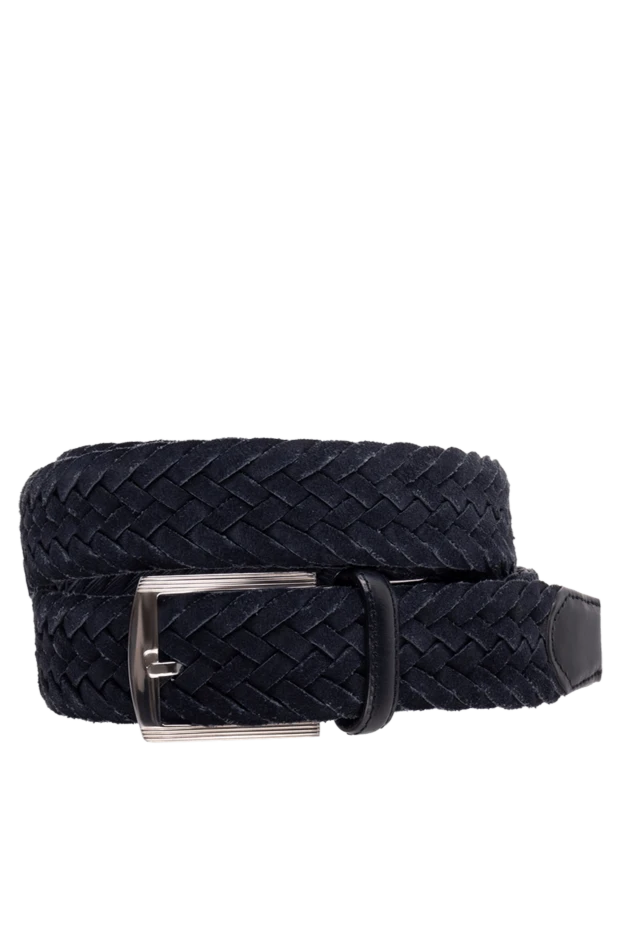 Kiton man leather belt blue for men купить с ценами и фото 137669 - photo 1