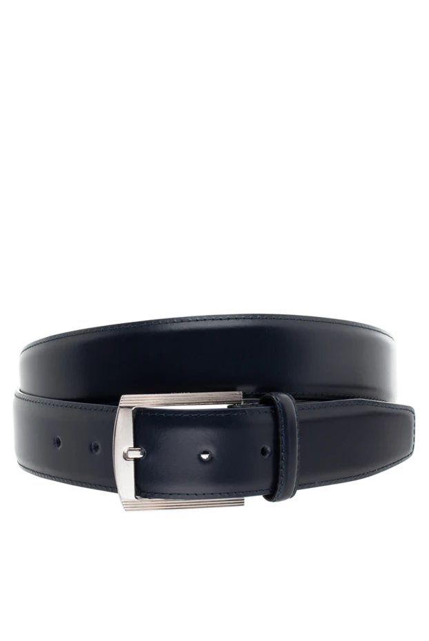 Kiton man black leather belt for men купить с ценами и фото 137676 - photo 1