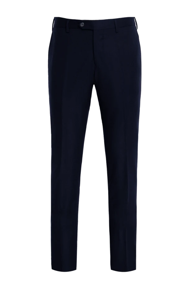 Cesare di Napoli man men's black wool trousers купить с ценами и фото 137730 - photo 1