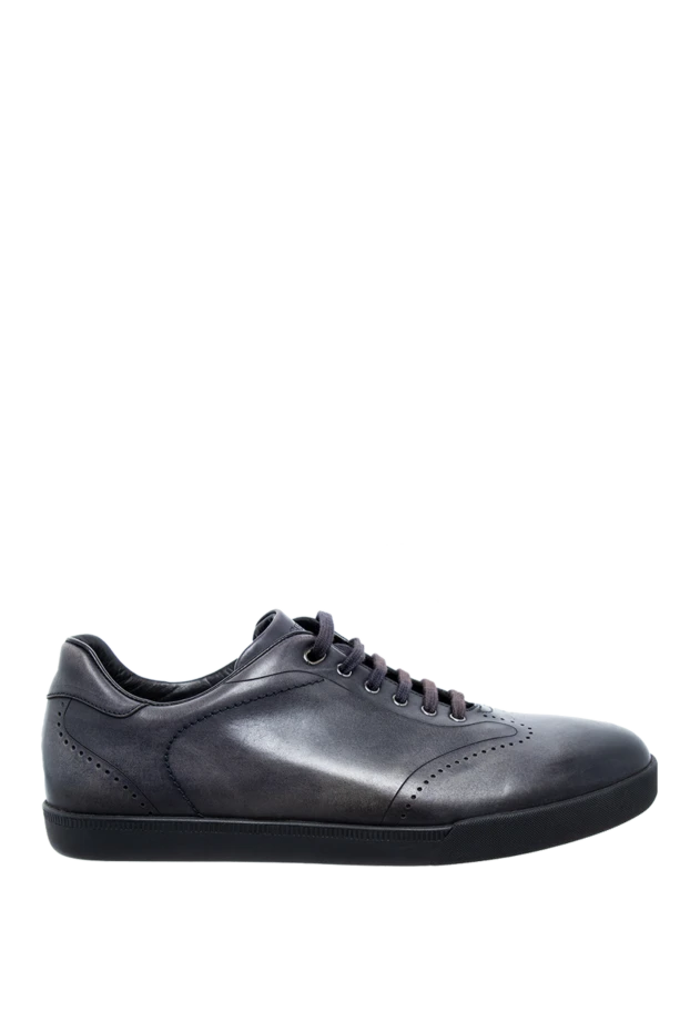 W.Gibbs man black leather sneakers for men купить с ценами и фото 137764 - photo 1