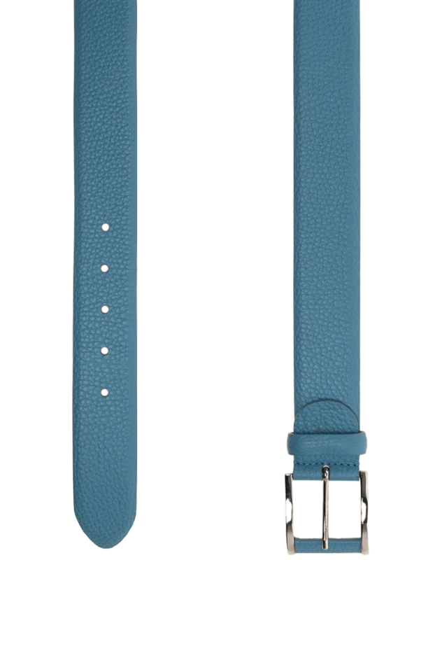 Cesare di Napoli man leather belt blue for men купить с ценами и фото 137846 - photo 2