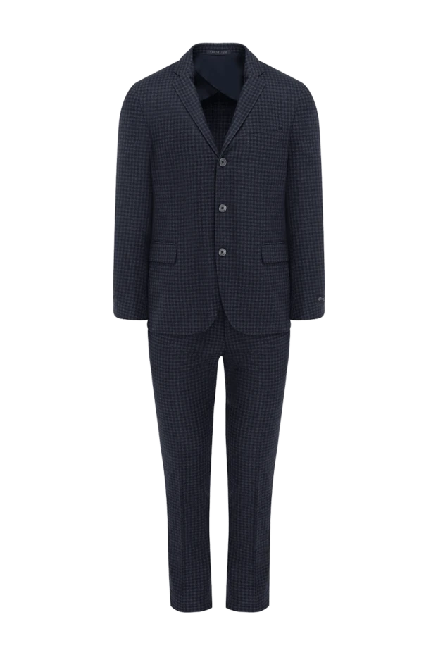 Corneliani man men's suit made of black wool купить с ценами и фото 137909 - photo 1