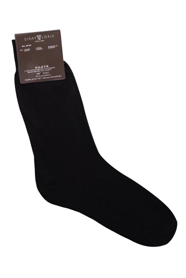 Story Loris man men's black cotton socks купить с ценами и фото 138151 - photo 1