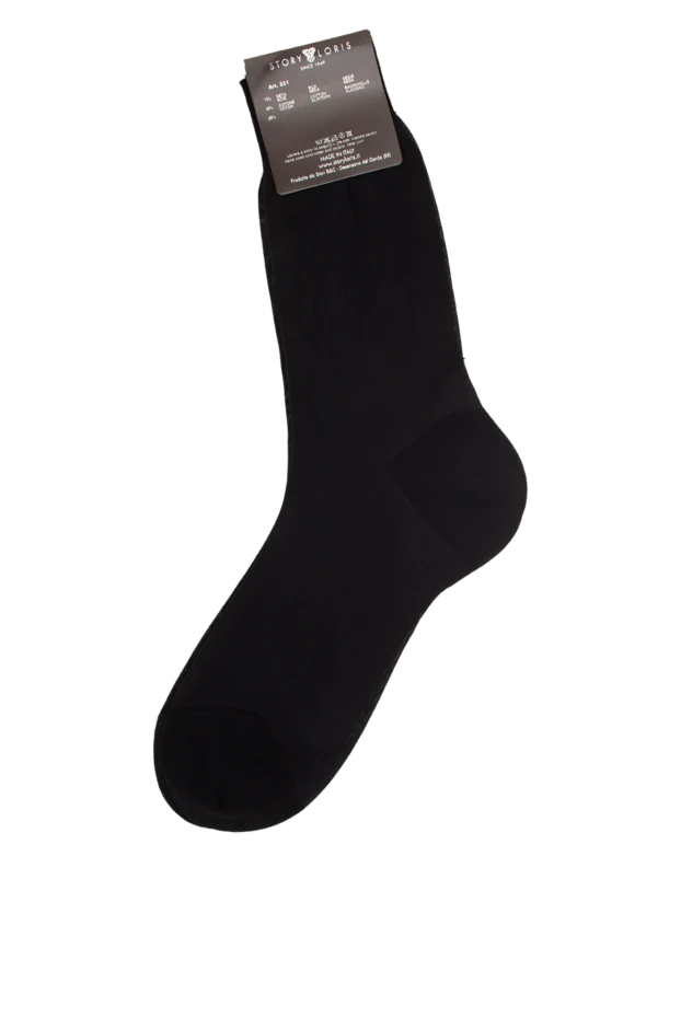 Story Loris man black men's silk and cotton socks купить с ценами и фото 138153 - photo 2