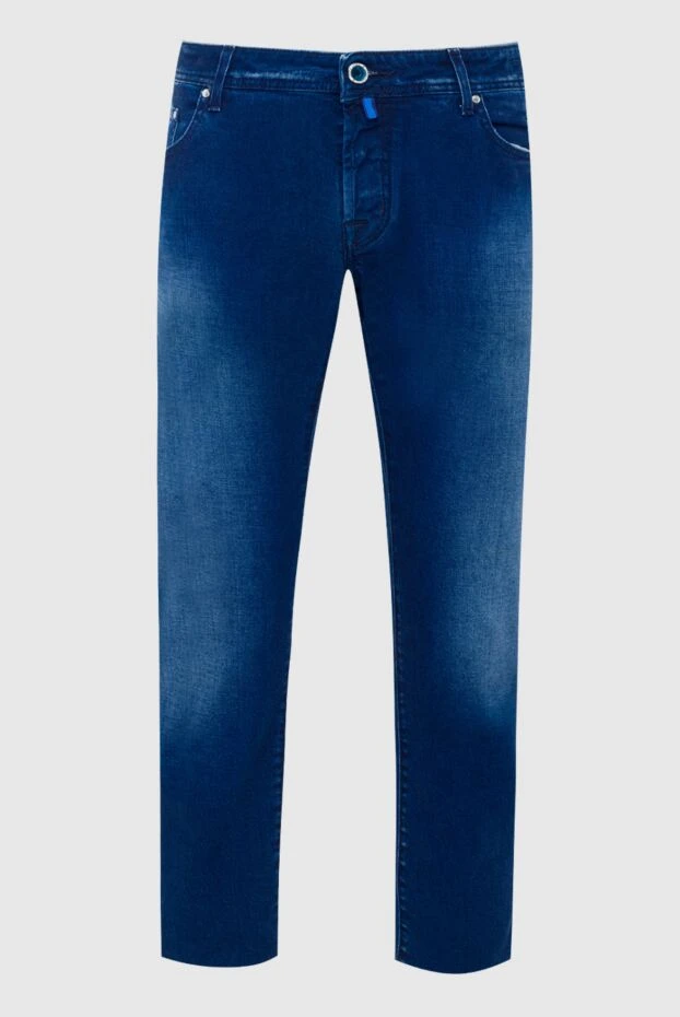 Jacob Cohen man blue cotton jeans for men купить с ценами и фото 138170 - photo 1