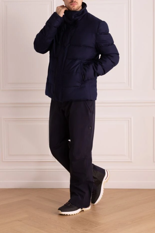 Montecore man down jacket men's wool blue купить с ценами и фото 138388 - photo 2