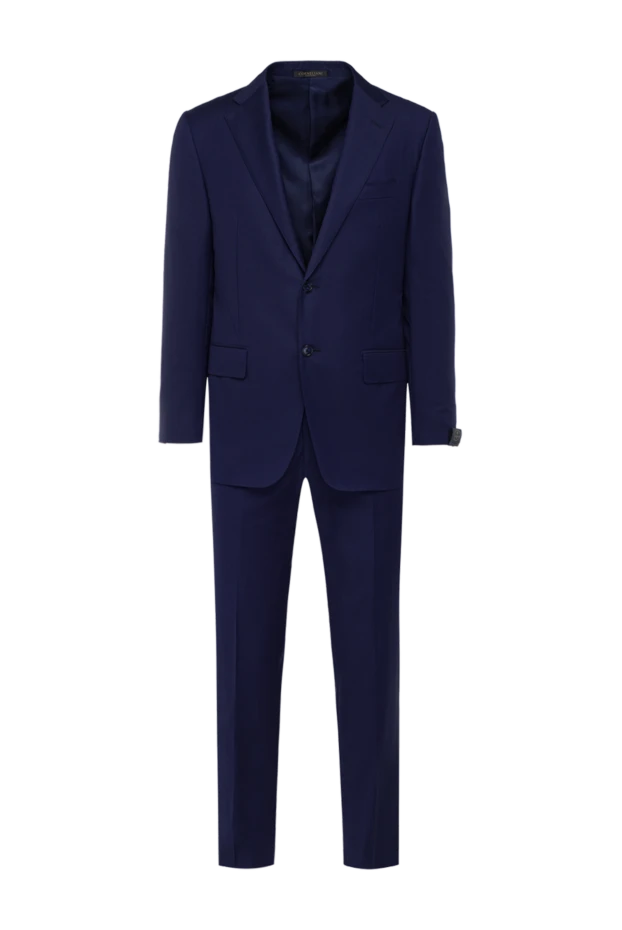 Men’s wool blue classic suit - photo 1