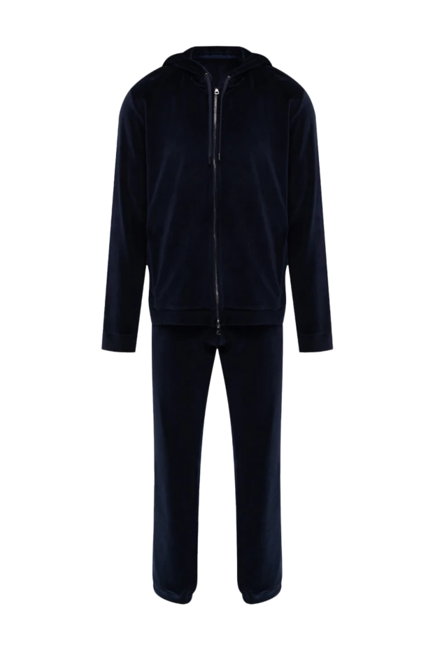 Derek Rose man men's sports suit made of cotton and polyamide, blue купить с ценами и фото 138459 - photo 1