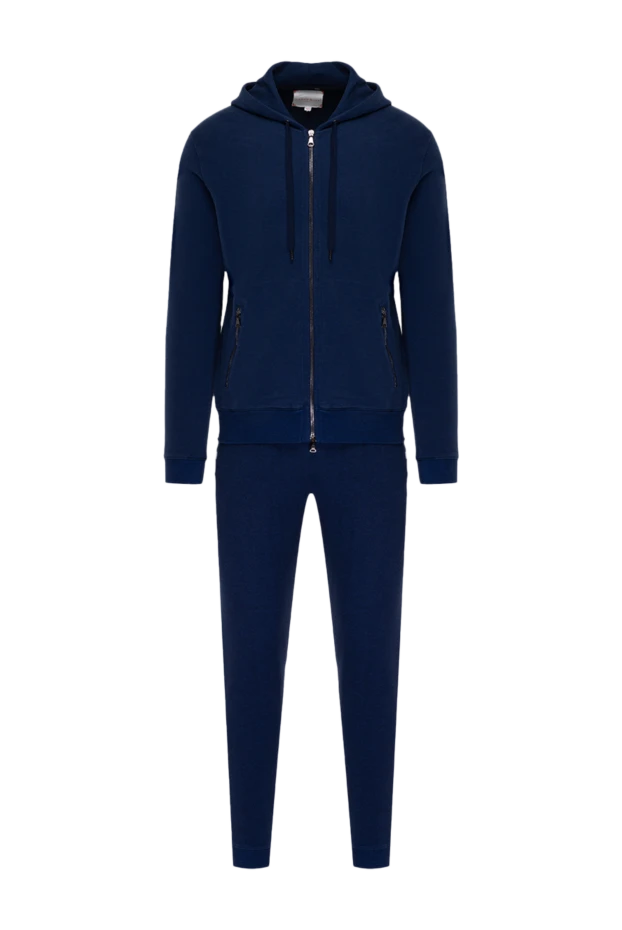 Derek Rose man men's cotton sports suit, blue купить с ценами и фото 138462 - photo 1