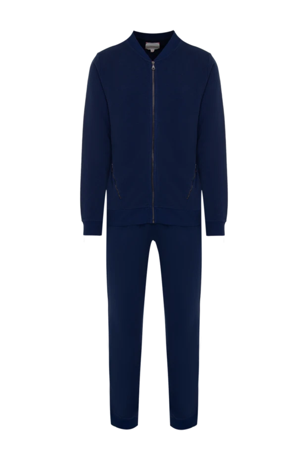 Derek Rose man men's cotton sports suit, blue купить с ценами и фото 138463 - photo 1