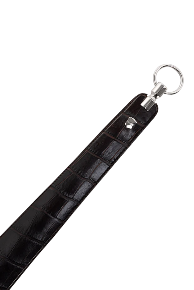 Tardini рожок для обуви коричневый из кожи крокодила 138597 - фото 3