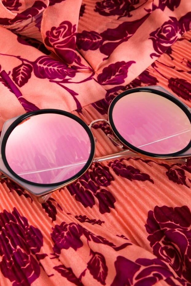 Matthew Williamson солнцезащитные очки с линзами в розово-голубом тоне женские 138617 - фото 2