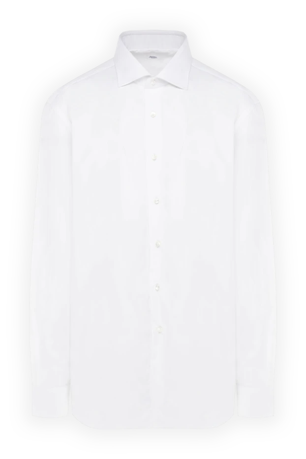 Barba Napoli man white cotton shirt for men купить с ценами и фото 138690 - photo 1