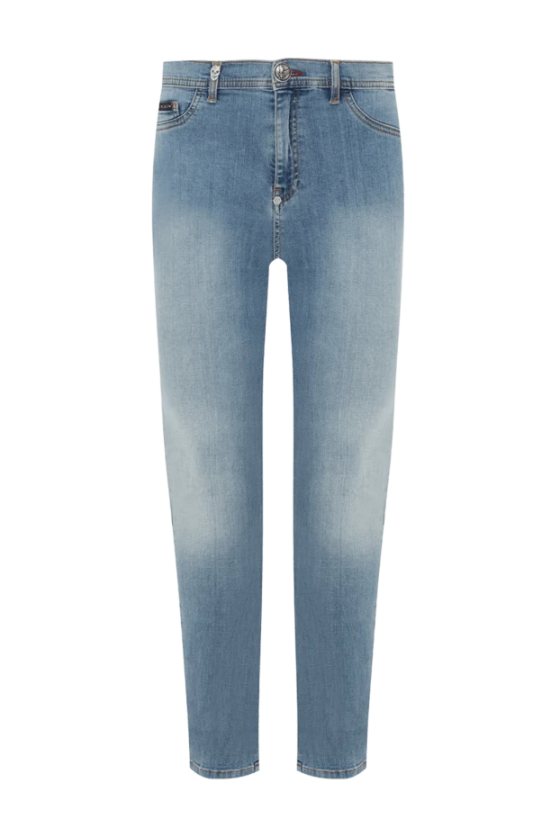 Philipp Plein woman blue cotton jeans for women купить с ценами и фото 138704 - photo 1