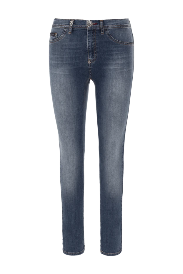 Philipp Plein woman blue cotton jeans for women купить с ценами и фото 138705 - photo 1