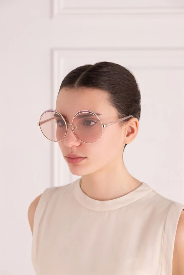 N21 woman pink plastic and metal glasses for women купить с ценами и фото 138737 - photo 2