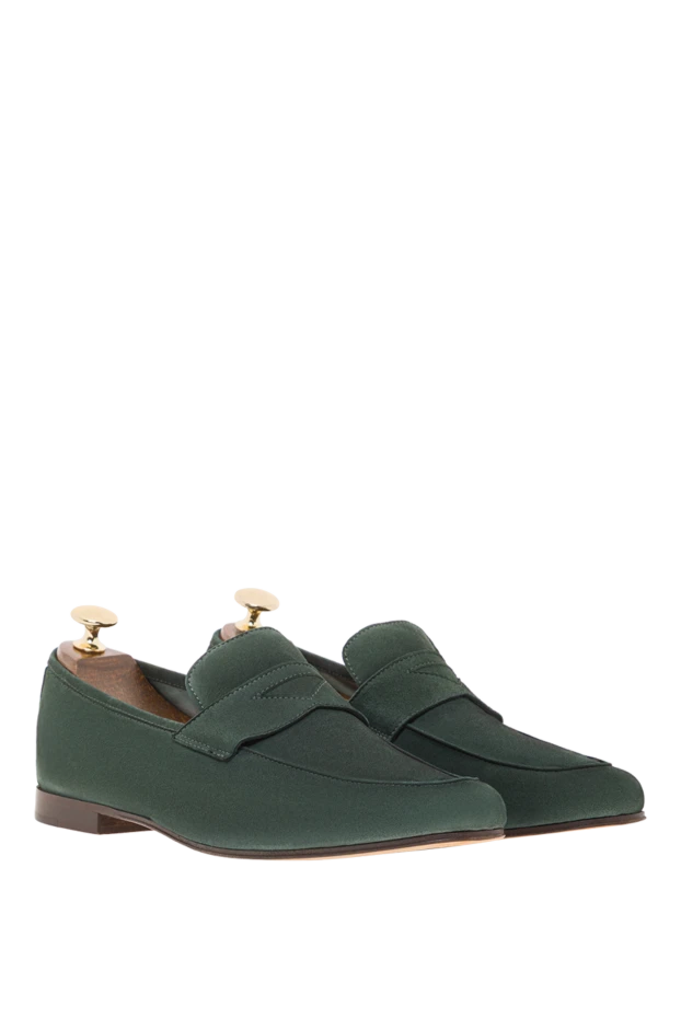 Andrea Ventura men's suede loafers unlined dark blue

 138825 - photo 3