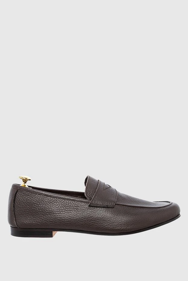 Andrea Ventura man brown leather loafers for men купить с ценами и фото 138834 - photo 1