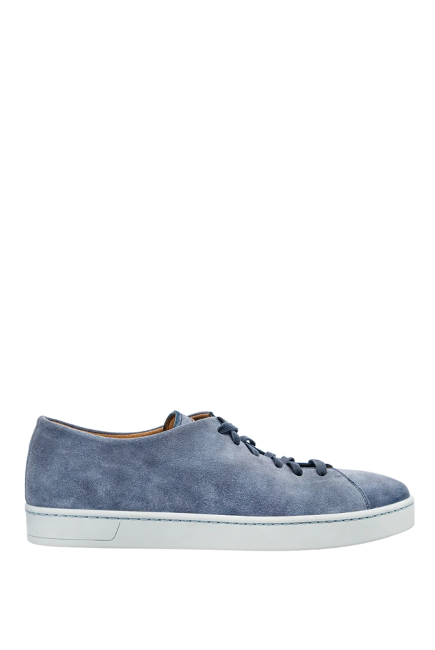 Magnanni man blue suede sneakers for men купить с ценами и фото 139077 - photo 1