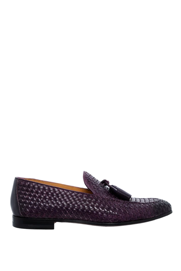 Magnanni man purple leather loafers for men купить с ценами и фото 139080 - photo 1