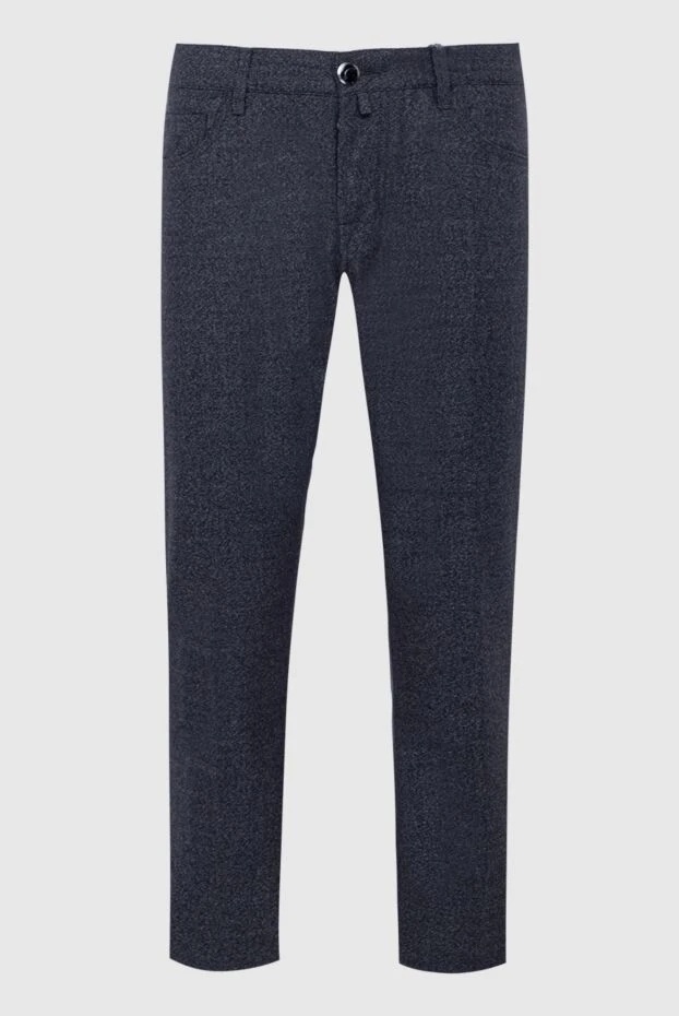 Jacob Cohen man gray wool trousers for men купить с ценами и фото 139103 - photo 1