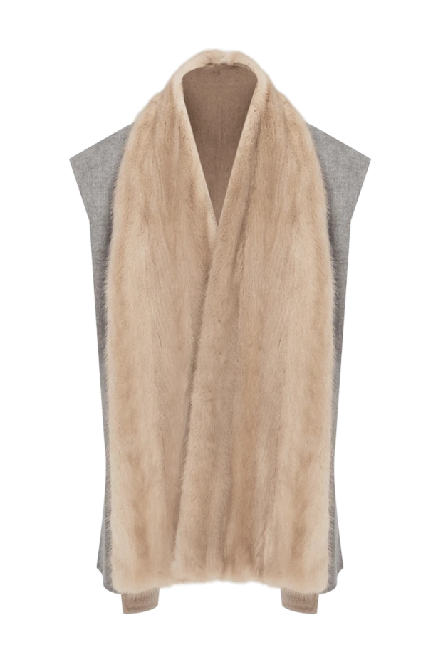 Bilancioni woman beige vest for women купить с ценами и фото 139140 - photo 1