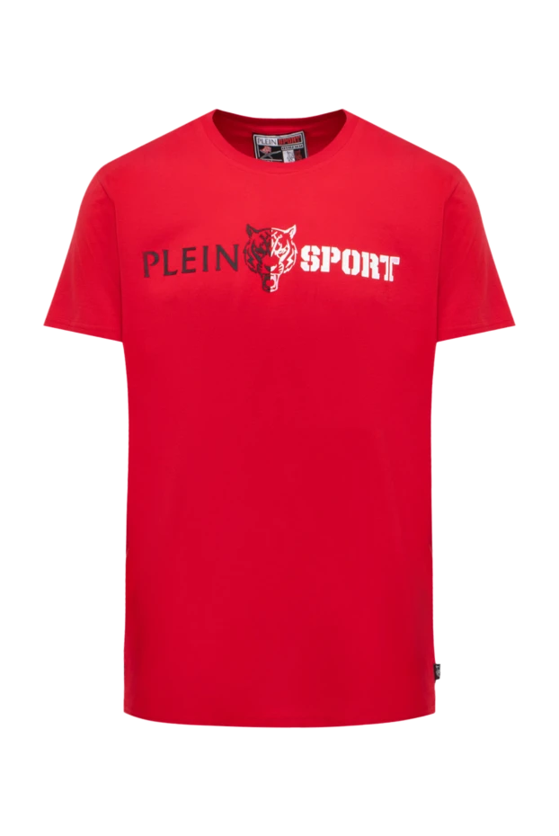 Philipp Plein man red cotton t-shirt for men купить с ценами и фото 139193 - photo 1