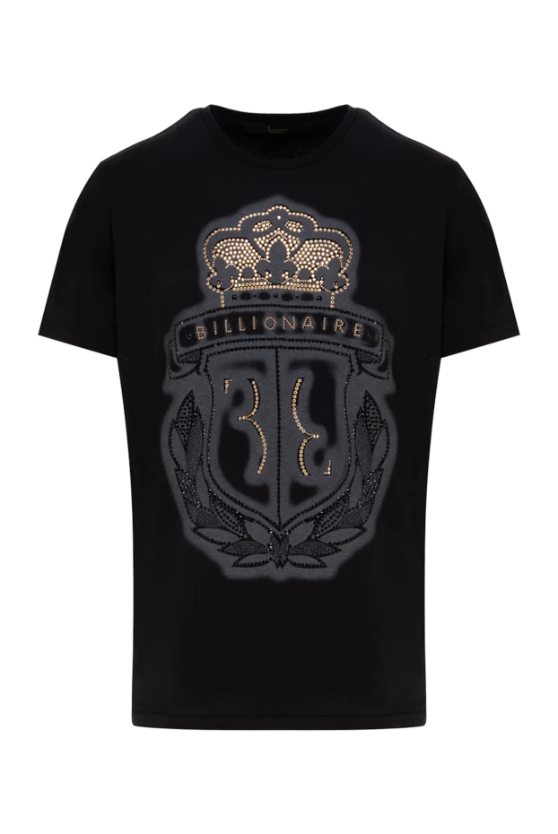 Billionaire man black cotton t-shirt for men купить с ценами и фото 139317 - photo 1