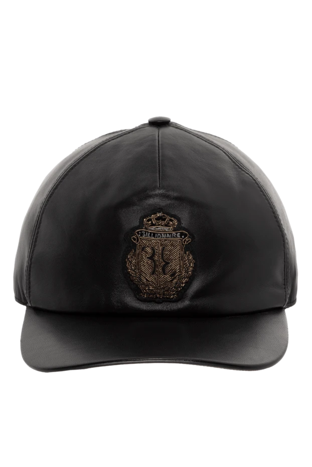 Billionaire man black leather cap for men купить с ценами и фото 139342 - photo 1