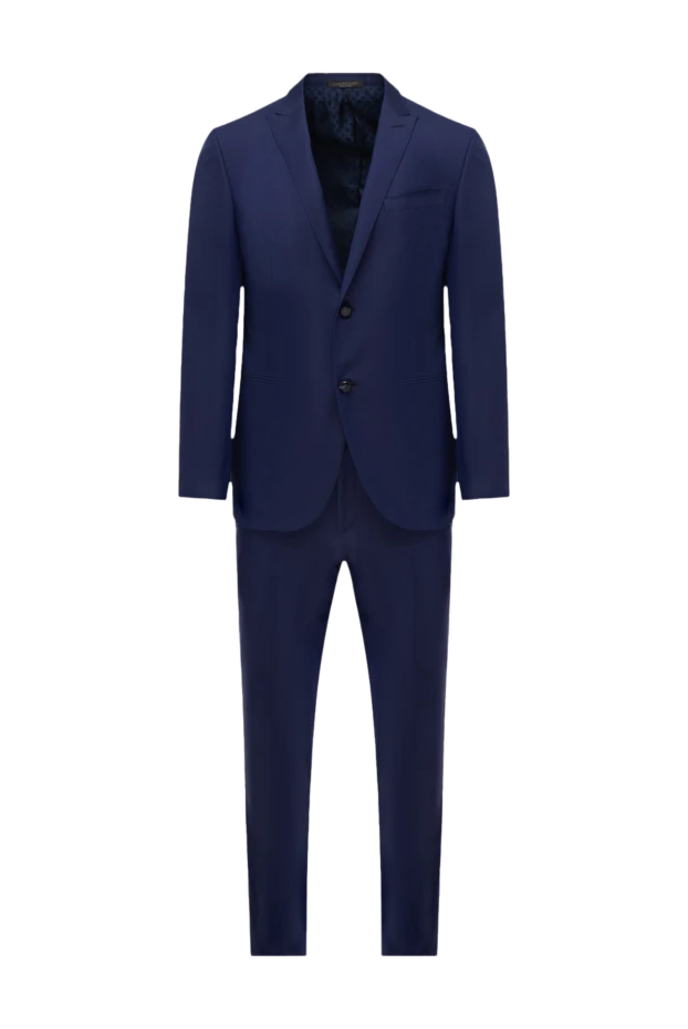 Corneliani man men's blue suit купить с ценами и фото 139386 - photo 1