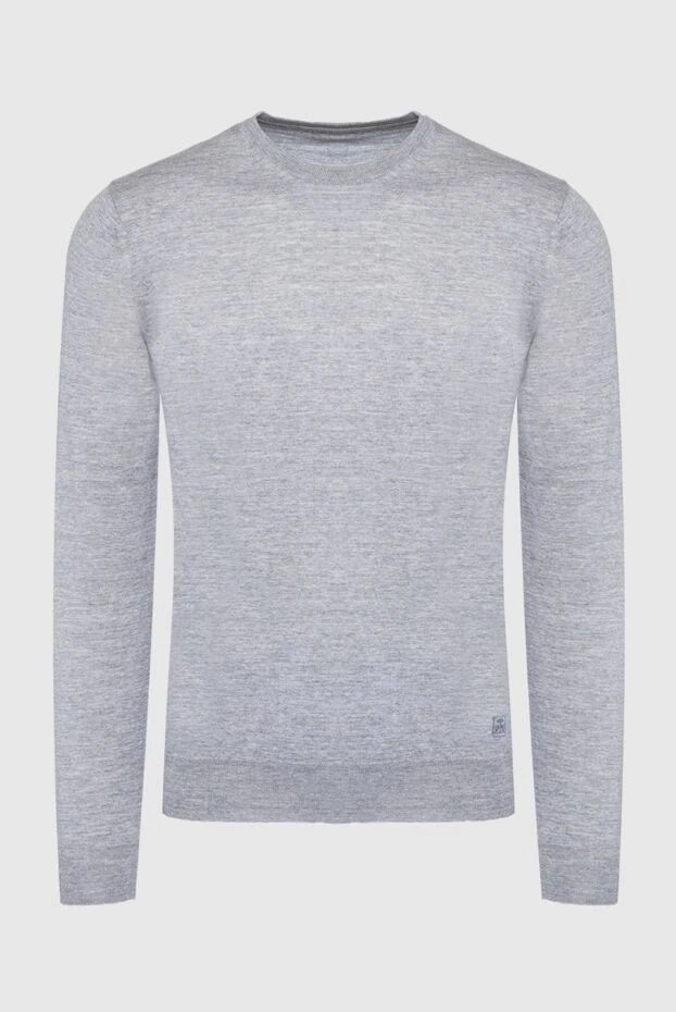 Corneliani man wool jumper gray for men купить с ценами и фото 139399 - photo 1