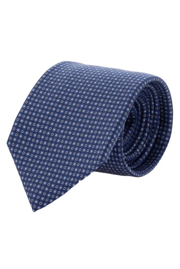 Corneliani man blue silk tie for men купить с ценами и фото 139413 - photo 1