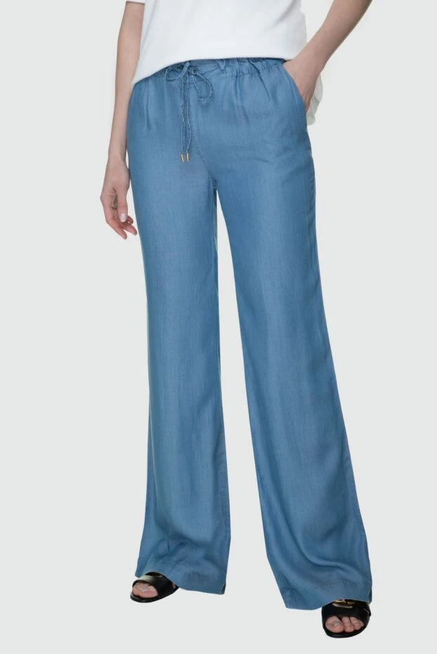 Michael Kors woman blue cotton jeans for women купить с ценами и фото 139540 - photo 2