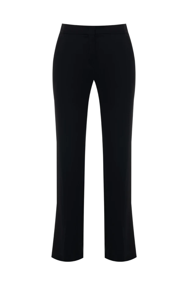 N21 woman black acetate and silk trousers for women купить с ценами и фото 139576 - photo 1