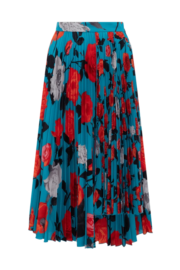 MSGM woman blue polyester skirt for women купить с ценами и фото 139580 - photo 1