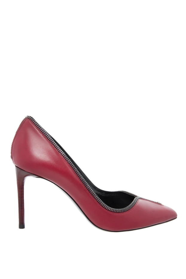 Tom Ford woman burgundy leather shoes for women купить с ценами и фото 139587 - photo 1